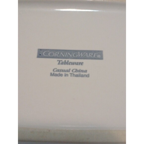 Corning Ware Butter Dish White Table Ware Made in Thailand Casual China - Picture 10 of 16